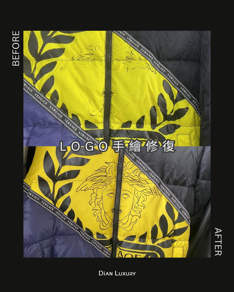 VERSACE 手工補繪 Logo Hand-Painted VERSACE Logo – Brought Back to Life