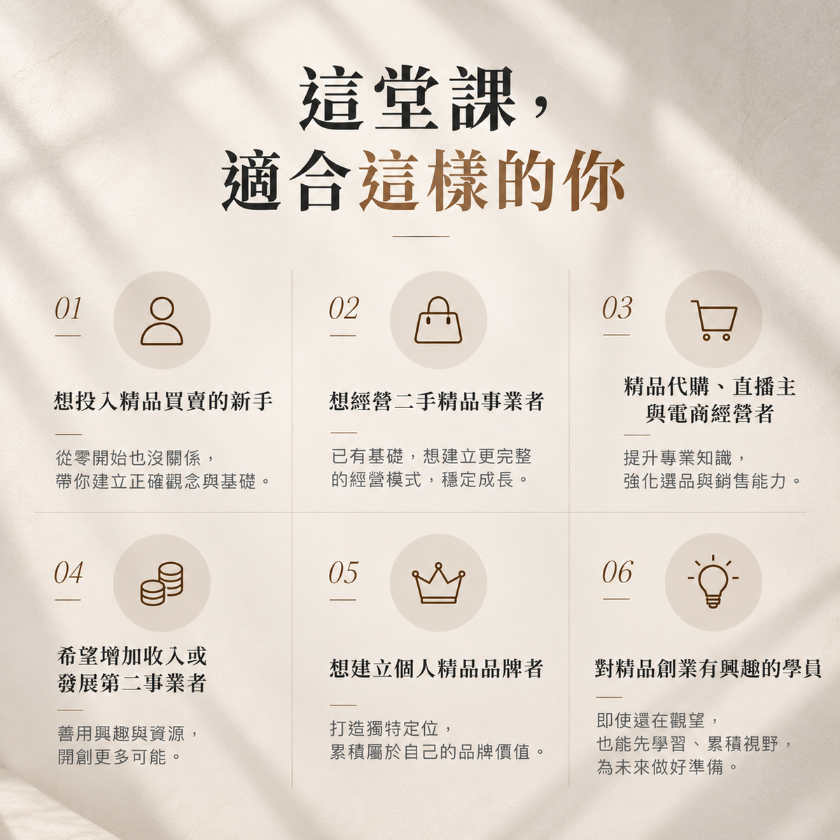 精品買賣創業課｜從零開始學會精品買賣、創業經營與獲利模式-Dian Luxury
